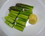 ＊アスパラのゴマ生姜和え＊作り方1写真