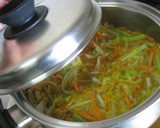ささみとせん切り野菜のスープ作り方5写真
