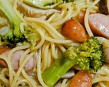 ★フライパンひとつで＊ペペロンチーノ＊♪作り方10写真