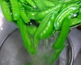 絹さや辛炒め作り方5写真