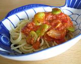ツナと空豆のトマトソース作り方5写真