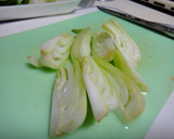 青梗菜と油揚げの炒め煮作り方2写真