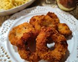 子どもウケ◎肉巻きオニオンリングカツ☆作り方2写真