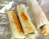 ✿塩昆布とチーズで❀ちくわパン✿作り方6写真