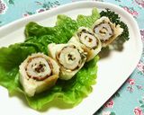 ✿塩昆布とチーズで❀ちくわパン✿作り方7写真