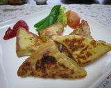離乳食にも❤豆乳いちごのフレンチトースト作り方5写真