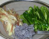 ピーマンと茗荷の浅漬け風作り方1写真