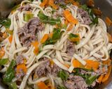 お昼に①市販タレいらず美味しい焼きうどん作り方9写真
