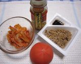 トマトでさっぱり♪納豆キムチ作り方1写真