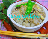 牛蒡とちりめんじゃこの炊き込みご飯作り方4写真