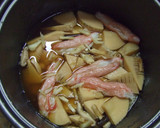たけのことカニカマの炊き込みご飯作り方4写真