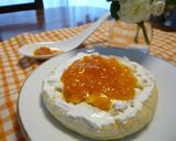カラメルオレンジジャムとチーズのマフィン作り方7写真