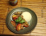 ロモサルタード　ペルー料理　炒め物作り方12写真