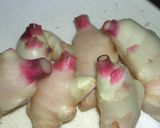 うっすらピンクの新生姜甘酢漬け作り方1写真