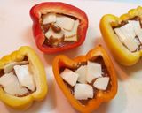 パプリカのまるごと野菜カレー詰め作り方1写真
