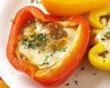 パプリカのまるごと野菜カレー詰め作り方3写真