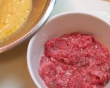 牛肉のすき卵炒め作り方1写真