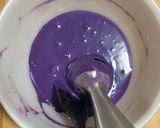 レンジで簡単⭐︎2層のウべチーズケーキ作り方1写真