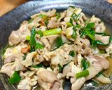 さっぱり肉炒め！！大葉と梅のポン酢ダレ作り方7写真