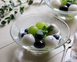 ブルーベリー白玉&ぶどうのひんやりスイーツ作り方3写真
