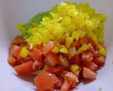 クリームチーズと彩り野菜のクスクスサラダ作り方4写真