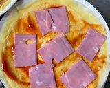 べーコンとチーズのクレープ。作り方2写真