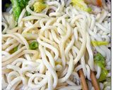 キャベツたっぷり ♪ソース 焼うどん ♪作り方3写真