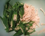 オクラとエノキのネバネバ和え物～山椒風味作り方3写真