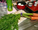 ☆人参葉の混ぜご飯☆作り方1写真
