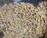 春キャベツと豚ミンチの彩り丼♪作り方2写真