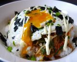 体ポカ②スタミナ目玉キムチ丼作り方4写真