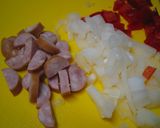 簡単★野菜のオープンオムレツ　　※お弁当作り方1写真