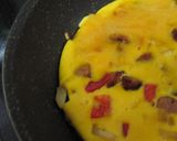 簡単★野菜のオープンオムレツ　　※お弁当作り方3写真