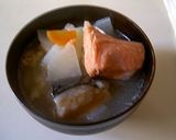 鮭の頭で北海道の郷土料理☆三平汁作り方8写真