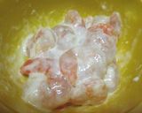 おつまみ♬長芋明太海苔巻き❤エビマヨ乗せ作り方5写真