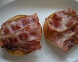 茄子とベーコンのオープンサンド作り方4写真