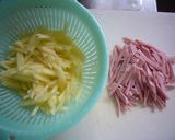 魚肉ソーセージ×じゃが×ウスターマフィン作り方1写真