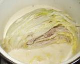 白菜と豚肉の中華風クリームソース作り方3写真