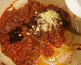 牛肉とアスパラのトマトパスタ作り方4写真