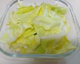レンチン❢ 豚バラきゃべつ濃厚胡麻だれ作り方1写真