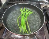 金時草とアスパラソバージュのサラダ作り方2写真