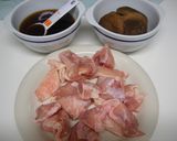 鶏肉としいたけのさっぱり照り照り煮作り方1写真