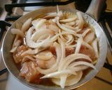 ハチミツと片栗粉deプルプルお肉の親子丼作り方2写真