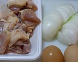 たっぷり卵の親子丼作り方1写真