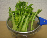 ちょちょいの大根葉っぱ炒め作り方1写真