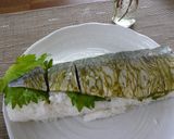 超簡単！道具不要！手作りさばの押し寿司作り方7写真