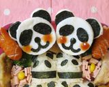お弁当に❤はんぺんパンダくん❤作り方5写真