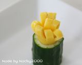 キュウリ＆ハムでお花♪（お弁当のおかず）作り方6写真