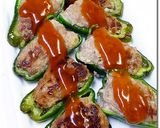 豚肉詰めピーマン♪甘酢餡♪作り方4写真