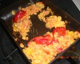 ランチにいかが？卵トマトチーズ丼作り方7写真